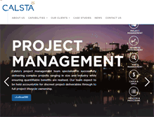 Tablet Screenshot of calsta.com.au